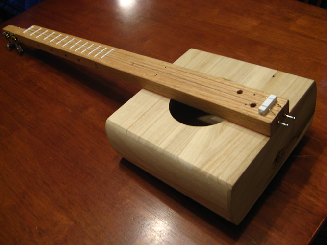 A handcrafted student guitar
